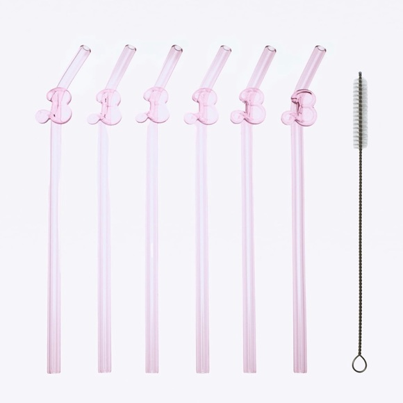 Zara Barbie Set of 6 Straws - Picture 1 of 2